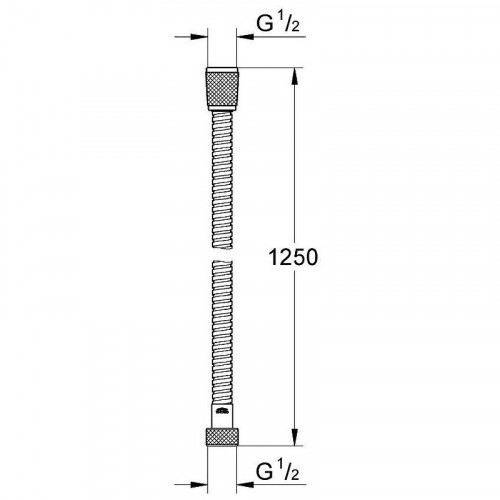 Душевой шланг Grohe Relexaflex Metal Long-Life 28142002 Хром