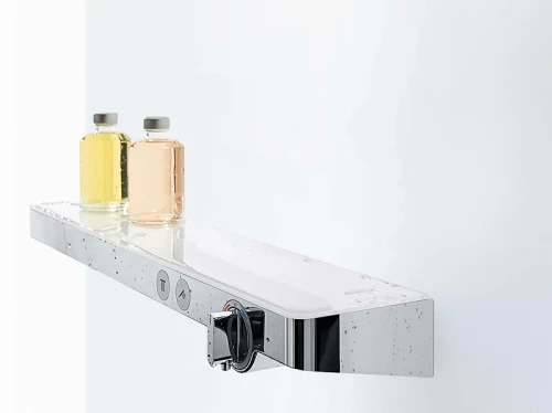 Смеситель для душа Hansgrohe ShowerTabletSelect 13184000 с термостатом Хром латунь на стену
