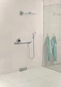 Смеситель для душа Hansgrohe ShowerTabletSelect 13184000 с термостатом Хром латунь на стену