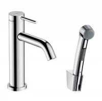 Смеситель для раковины Hansgrohe Tecturis S 73211000 с гигиеническим душем цвет Хром