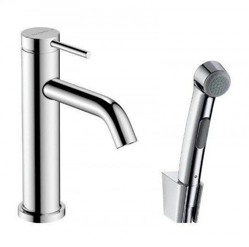 Смеситель для раковины Hansgrohe Tecturis S 73211000 с гигиеническим душем цвет Хром