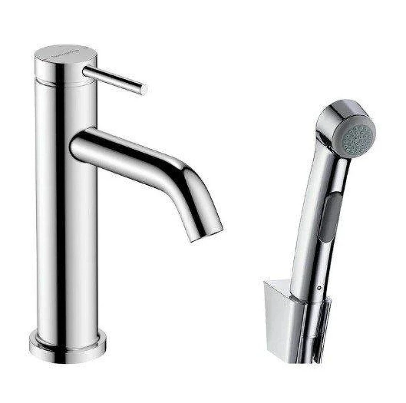 Смеситель для раковины Hansgrohe Tecturis S 73211000 с гигиеническим душем цвет Хром