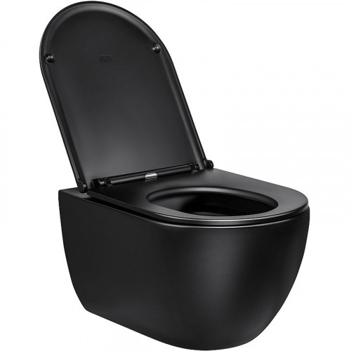 Унитаз Vincea Evo VT1-34MB подвесной с сиденьем Микролифт фарфор подвесной