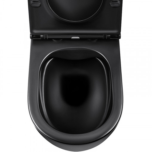 Унитаз Vincea Evo VT1-34MB подвесной с сиденьем Микролифт фарфор подвесной