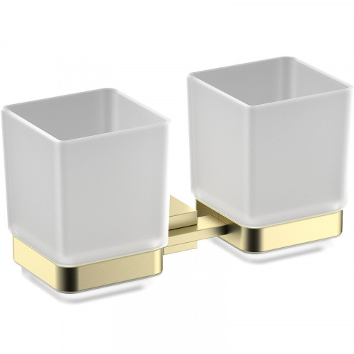 Стакан для зубных щеток Timo Selene 17034/17 двойной Золото матовое