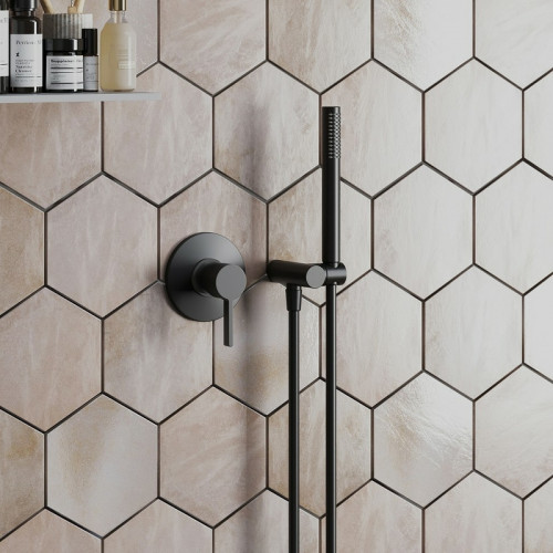 Смеситель для душа Paini Brera 74PZ690 Черный матовый