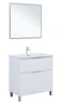 Тумба с раковиной Aquanet Алвита New 80 345679 цвет Белый матовый