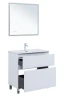 Тумба с раковиной Aquanet Алвита New 80 345679 цвет Белый матовый