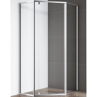 Душевой уголок Cezares Eco 90х90 ECO-O-P-1-90-C-Cr профиль Хром стекло прозрачное