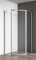 Душевой уголок Cezares Eco 90х90 ECO-O-P-1-90-C-Cr профиль Хром стекло прозрачное