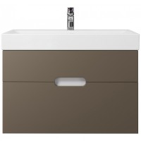 Тумба под раковину Creto Malibu 80 7-1078Cap подвесная Capuchino МДФ / ЛДСП
