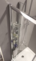 Душевой уголок Cezares Anima 120x100 L ANIMA-W-RH-2-120/100-C-Cr-L профиль Хром стекло прозрачное