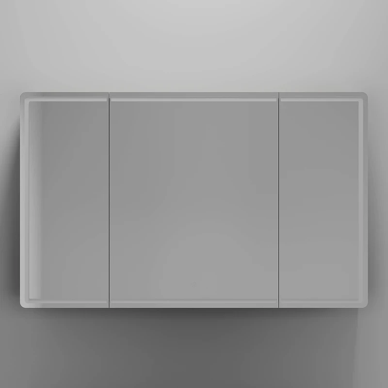 Зеркальный шкаф Sancos Mirror 120 MI120EG с подсветкой Дуб галифакс натуральный МДФ / ЛДСП, стекло