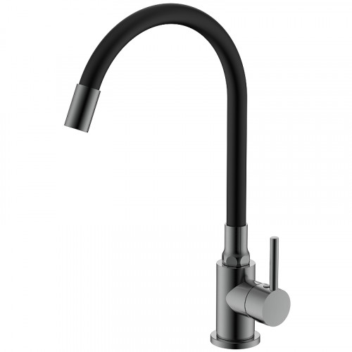 Смеситель для кухни Splenka S201.4406.09 Графит матовый Черный