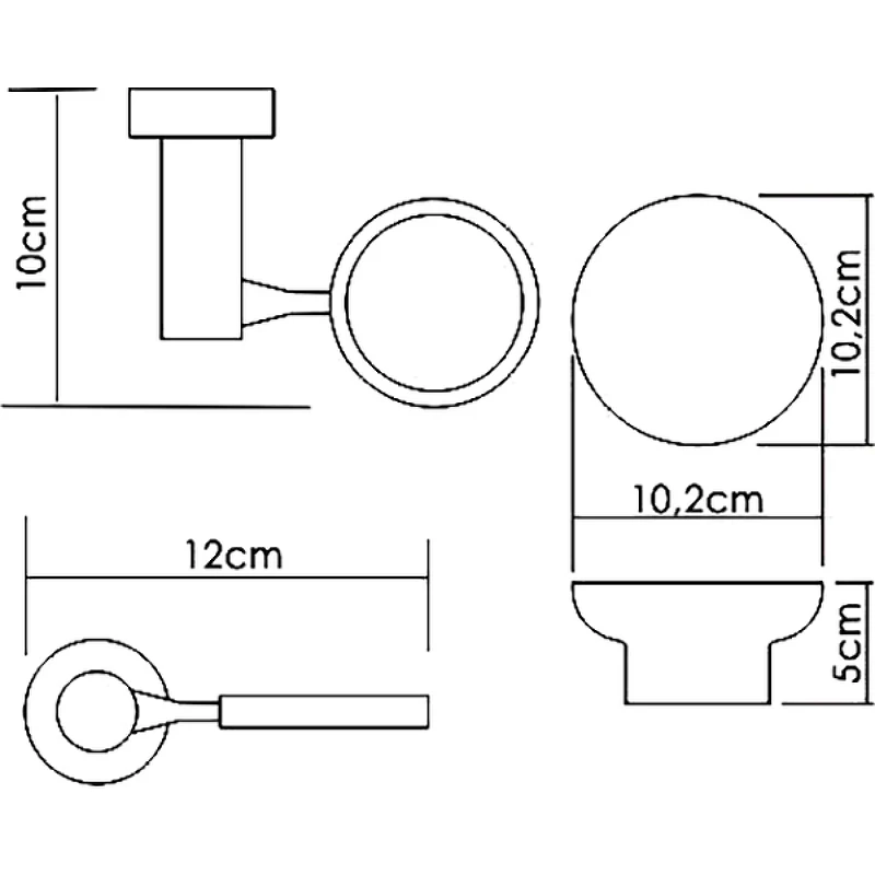 Мыльница WasserKRAFT K-24229 Хром