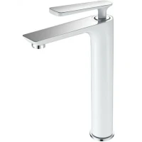 Смеситель для раковины Frap F1052-56 Белый Хром