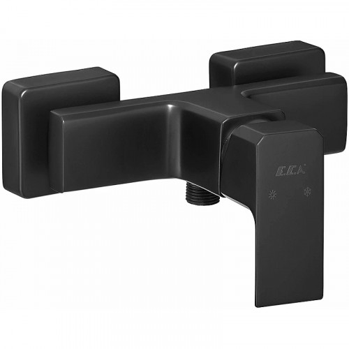 Смеситель для душа E.C.A. Tiera 102154024C1EX Черный матовый латунь на стену