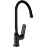 Смеситель для кухни Frap H62 F4462 Черный матовый латунь