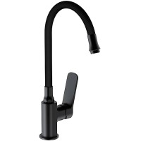 Смеситель для кухни Frap H62 F4462 Черный матовый латунь