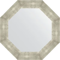 Зеркало Evoform Octagon 67х67 BY 3812 в багетной раме - Алюминий 90 мм стекло