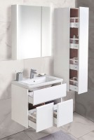 Тумба под раковину Roca Up 80 ZRU9303012 подвесная Белый глянец