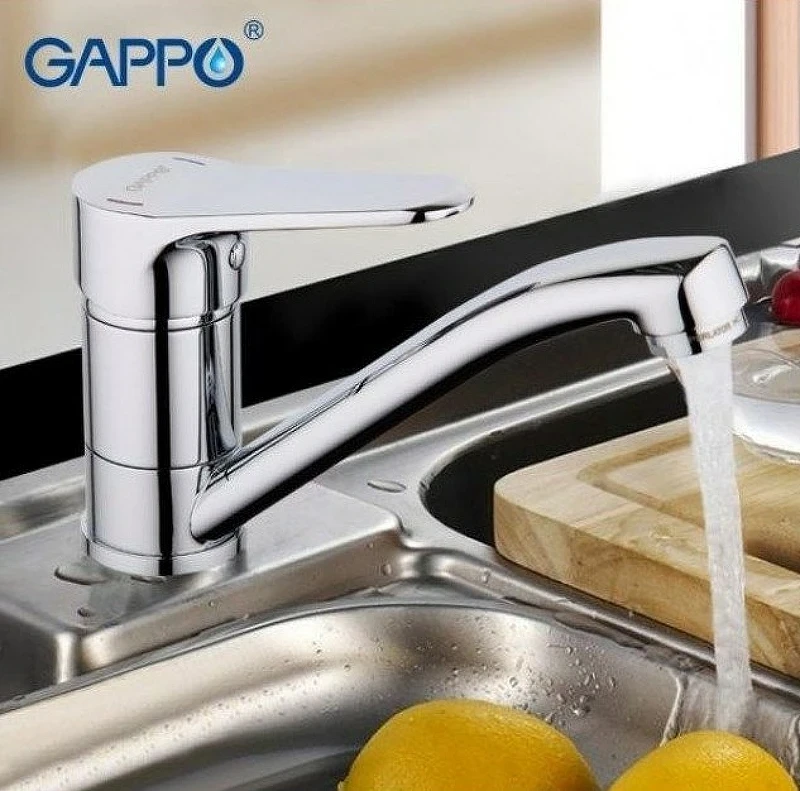 Смеситель для кухни Gappo G36 G4536 Хром латунь