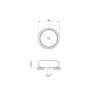 Раковина-чаша Lavinia Boho Bathroom Sink 36 33311087 цвет Белый глянцевый