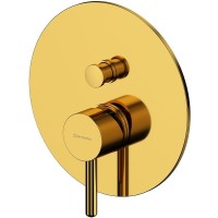 Смеситель для ванны Whitecross Y gold YSET06GL Золото латунь встраиваемый