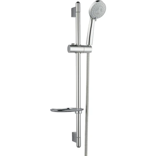 Душевой гарнитур Bravat Eco D152CP-1A-RUS Хром пластик на стену