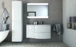 Подвесной шкаф Cezares Vague 34 L 44228 Bianco lucido МДФ / ЛДСП