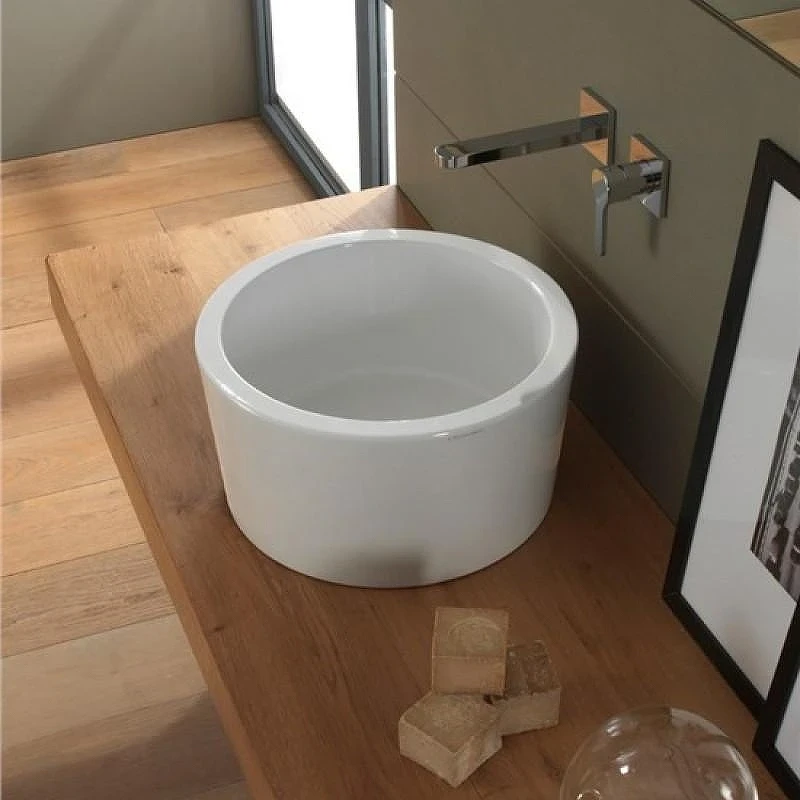 Раковина-чаша Scarabeo Bucket 42 8807 цвет Белый