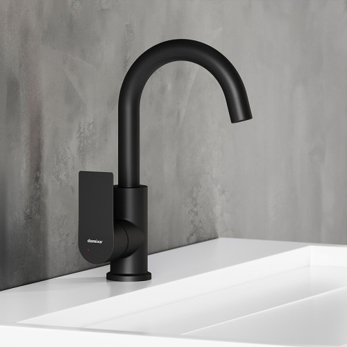 Смеситель для раковины Damixa Apollo 470220300 Черный матовый латунь