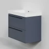 Тумба под раковину La Fenice Elba Twin 80 FNC-01-ELB-BG-80-2 подвесная. Синяя матовая