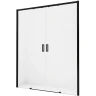 Душевая дверь New Trendy Prime Black 190 D-0346A профиль Черный стекло прозрачное