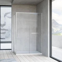 Душевой уголок Vincea Slim Soft 120x90 VSR-1SS9012CLBN профиль Брашированный никель стекло прозрачное