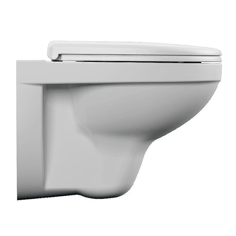 Комплект унитаза Cersanit Delfi TPL S-MZ-DELFI-PL с инсталляцией Viega Prevista Dry 8524.14 792596 с сиденьем Микролифт и клавишей смыва Хром фарфор подвесной