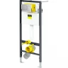 Комплект унитаза Cersanit Delfi TPL S-MZ-DELFI-PL с инсталляцией Viega Prevista Dry 8524.14 792596 с сиденьем Микролифт и клавишей смыва Хром фарфор подвесной