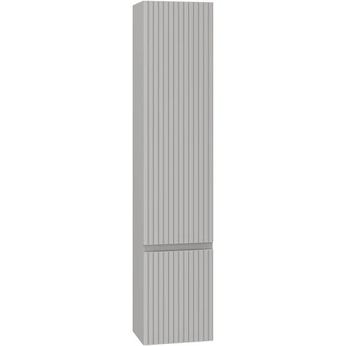 Шкаф пенал Brevita Victory 35 R VIC-05035-500R Серый шелк МДФ / ЛДСП