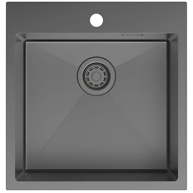Кухонная мойка Iddis Haze 49 HAZ49GMi77 Графит матовый