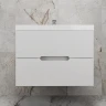 Тумба под раковину Style Line Матис 80 ЛС-00002446 подвесная цвет Белый матовый