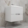 Тумба под раковину Style Line Матис 80 ЛС-00002446 подвесная цвет Белый матовый