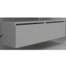 Тумба Boheme Armadi Art Flat Vallessi Uno-S 140 897-140-W подвесная Белый глянец МДФ / ЛДСП