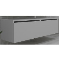 Тумба Boheme Armadi Art Flat Vallessi Uno-S 140 897-140-W подвесная Белый глянец МДФ / ЛДСП
