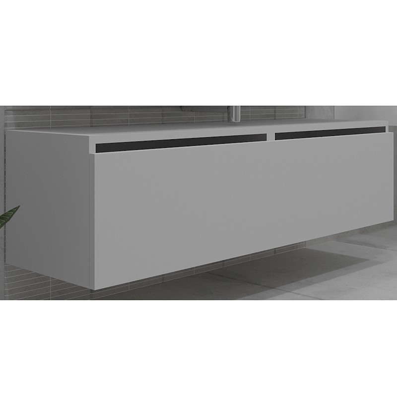 Тумба Boheme Armadi Art Flat Vallessi Uno-S 140 897-140-W подвесная Белый глянец МДФ / ЛДСП