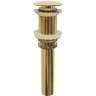 Донный клапан Comforty DK-01G 00-00013474 click-clack Золото Золото