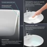 Раковина Wellsee Chalice Perfection 45 230616000 цвет Черный матовый Белый Глянцевый