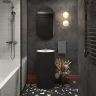 Раковина Wellsee Chalice Perfection 45 230616000 цвет Черный матовый Белый Глянцевый