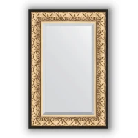 Зеркало Evoform Exclusive 90х60 Барокко золото стекло