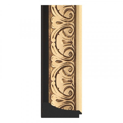 Зеркало Evoform Exclusive 90х60 Барокко золото стекло