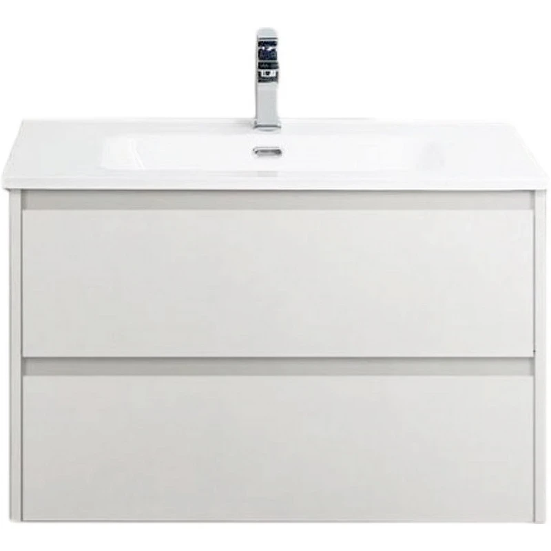 Тумба под раковину BelBagno Kraft 80 KRAFT-800-2C-SO-BO подвесная Bianco Opaco МДФ / ЛДСП